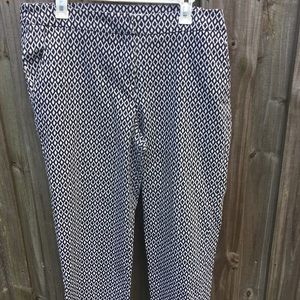 Kenar Black & White Straight Leg Pants Sz16